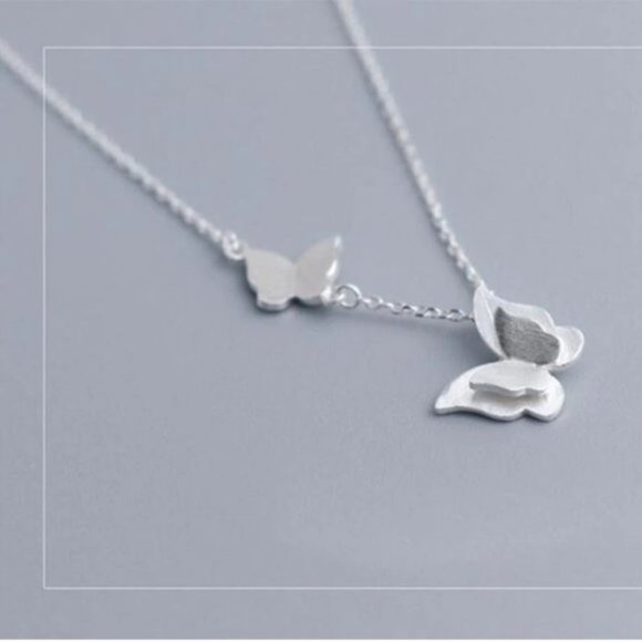 NEW [Set of 3] 925 Sterling Silver Butterfly Set - Picture 3 of 7